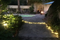 Pool at night